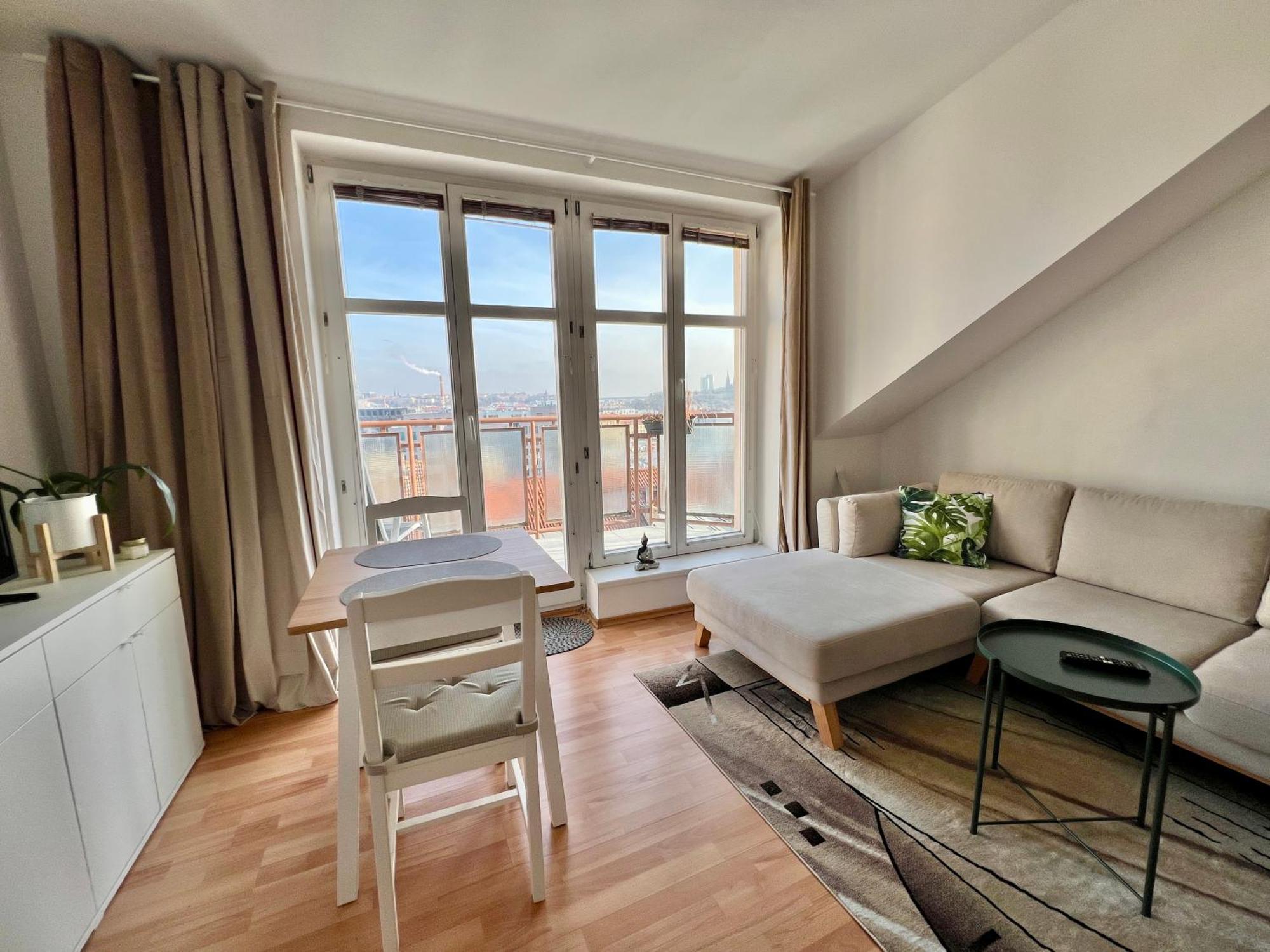 Apartment Cozy With Panorama View Prag
